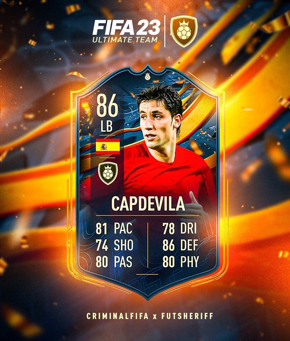 Joan Capdevila Heros FIFA 23 Joan Capdevila Heros FIFA 23