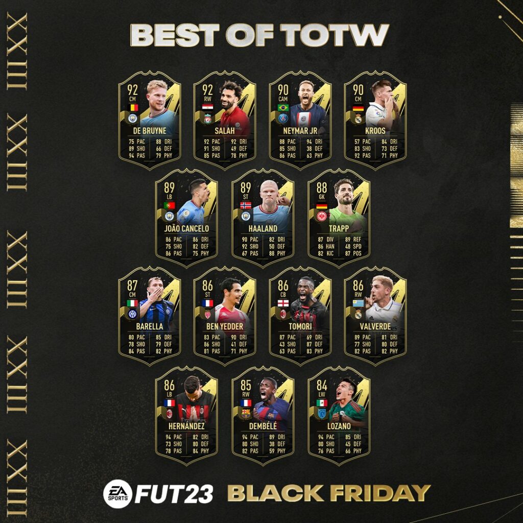 best of TOTW FIFA 23