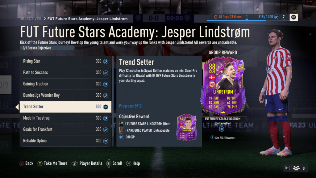 Jesper Lindstrom Future Stars FIFA 23