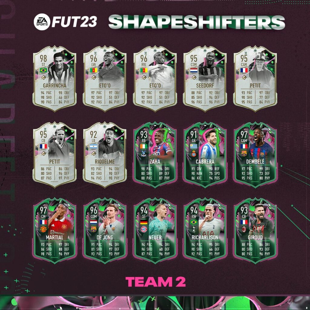 Équipe 2 Shapeshifters FIFA 23