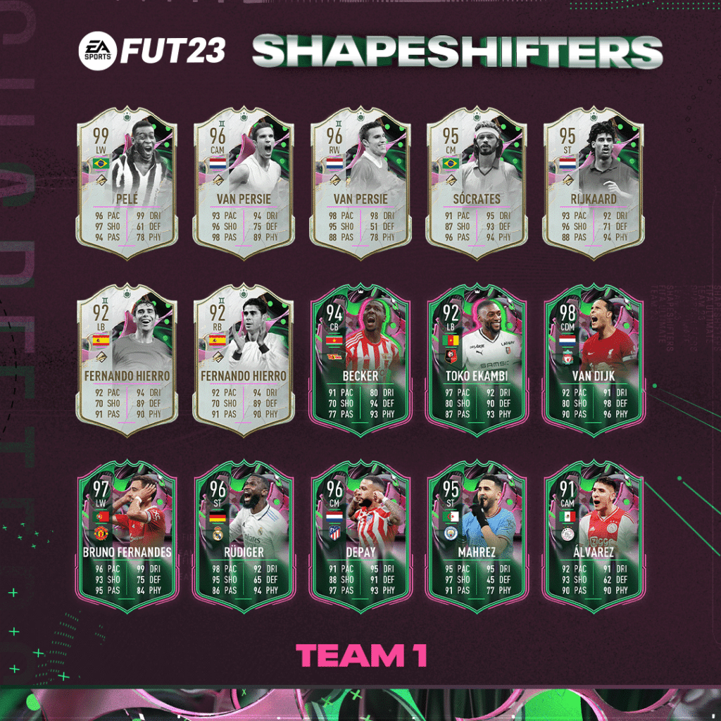 équipe 1 Shapeshifters FIFA 23