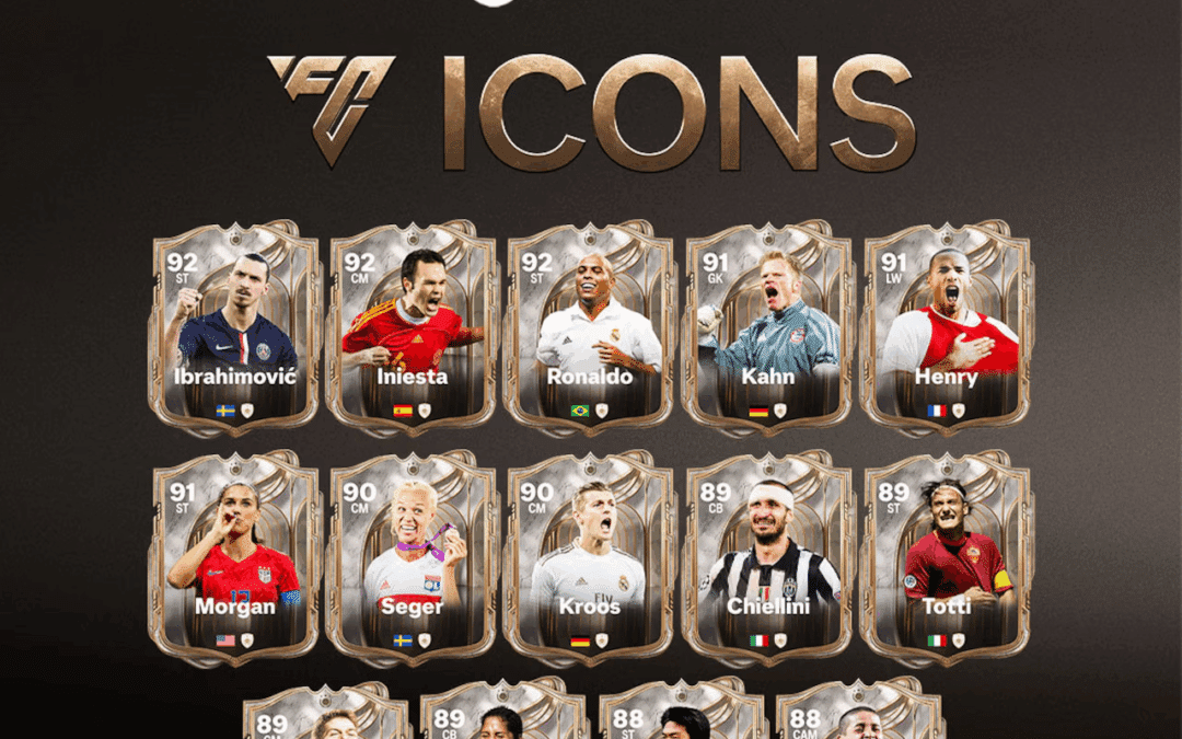 Nouvelles icônes FC 26 : la liste complète