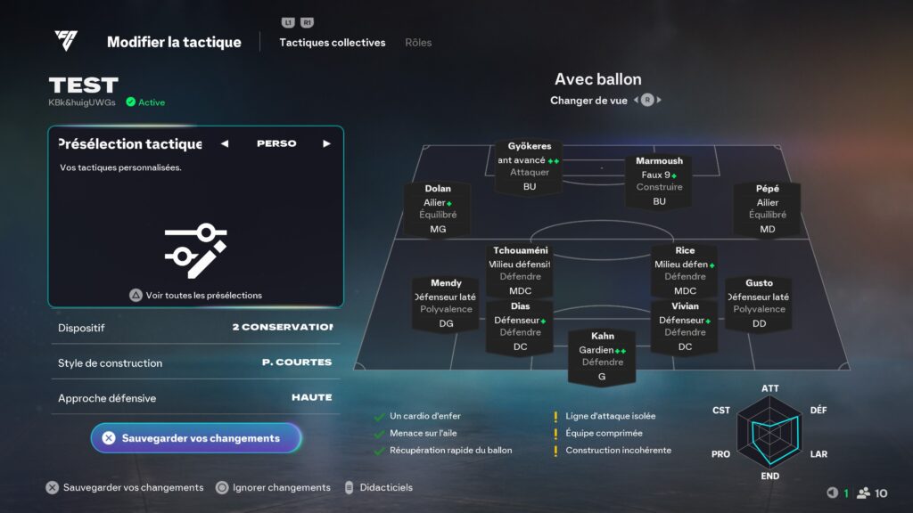 meilleure tactique fc 26