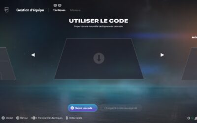Comment utiliser un code tactique sur fc26