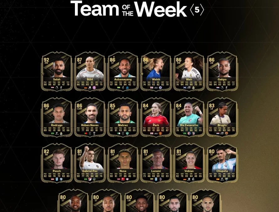 Découvrez la 5ème TOTW sur FC 26